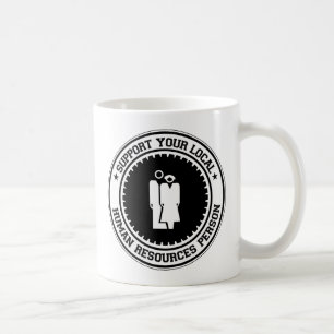 Taza De Café Apoye a su persona con muchos recursos humana