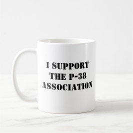 Taza De Café Apoyo a la Asociación P-38