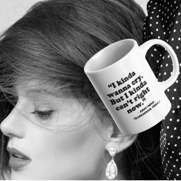 Taza De Café Apoyo a la salud mental | Kinda Wanna Coffee Mug