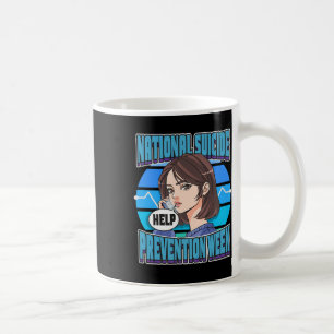 Taza De Café Apoyo a la Semana Nacional de Prevención del Suici