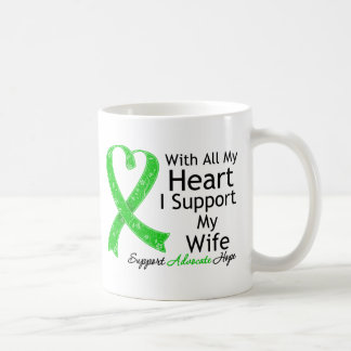 Taza De Café Apoyo a mi esposa con todo mi corazón