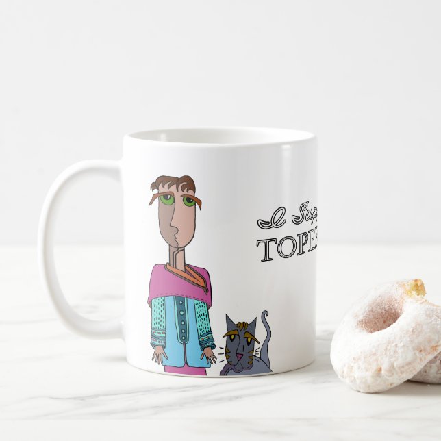 Taza De Café Apoyo a Topeka Art Guild Mug (Con donut)