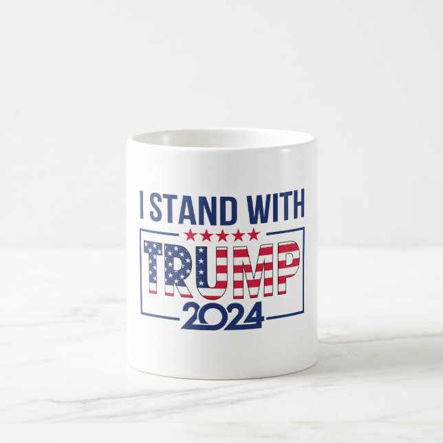 Taza De Café Apoyo a Trump 2024 (Centro)