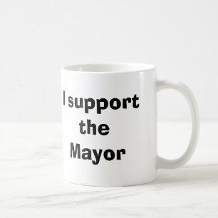 Taza De Café Apoyo al alcalde