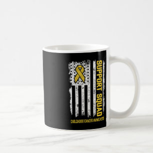 Taza De Café Apoyo al cáncer infantil Escuadrón de Lucha contra