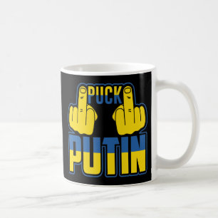 TAZA DE CAFÉ APOYO AZUL Y AMARILLO A UCRANIA