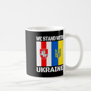 Taza De Café Apoyo bielorruso a Ucrania Nosotros apoyamos a Ucr