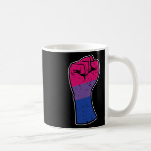 Taza De Café Apoyo de bandera del orgullo bisexual Bi Pride Res