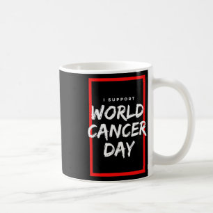 Taza De Café Apoyo el Día Mundial contra el Cáncer Quimioterapi