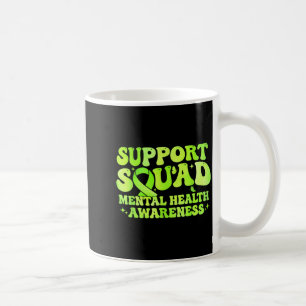 Taza De Café Apoyo Escuadrón Mes de Conciencia de la Salud Ment