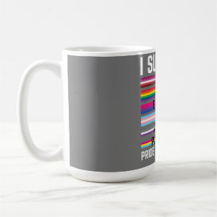 Taza De Café Apoyo los Paneles Transexuales Lesbianas Gays Bise