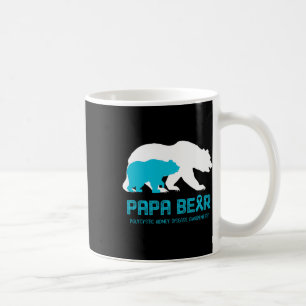 Taza De Café Apoyo Oso Conciencia sobre la enfermedad renal pol