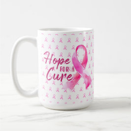 TAZA DE CAFÉ APOYO Y CONCIENCIACIÓN SOBRE EL CÁNCER DE MAMA