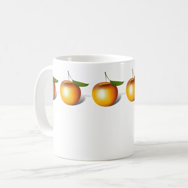 Taza De Café Apple 3-d (Anverso izquierdo)