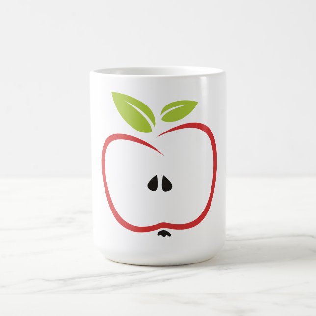 Taza De Café Apple con barra de hojas (Centro)