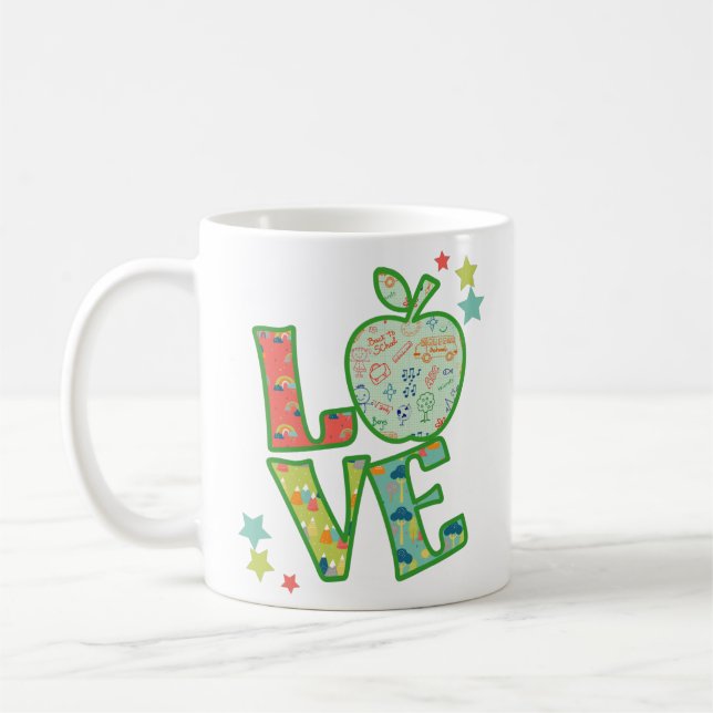 Taza De Café Apple, la escuela de amor, vuelve a la escuela (Izquierda)