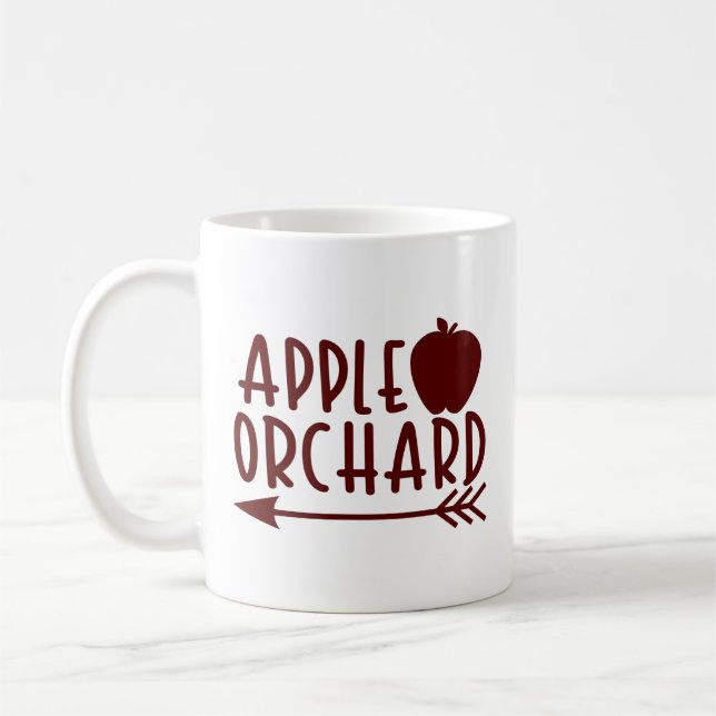 Taza De Café Apple Orchard Coffee Mug (Izquierda)