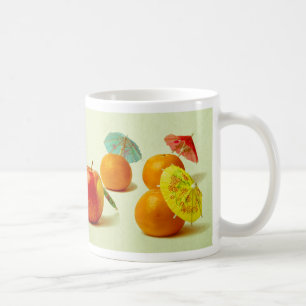 Taza De Café Apple y mandarinas - Panorama de frutas exóticas