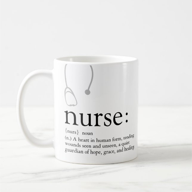 Taza De Café Apreciación de enfermera (Izquierda)
