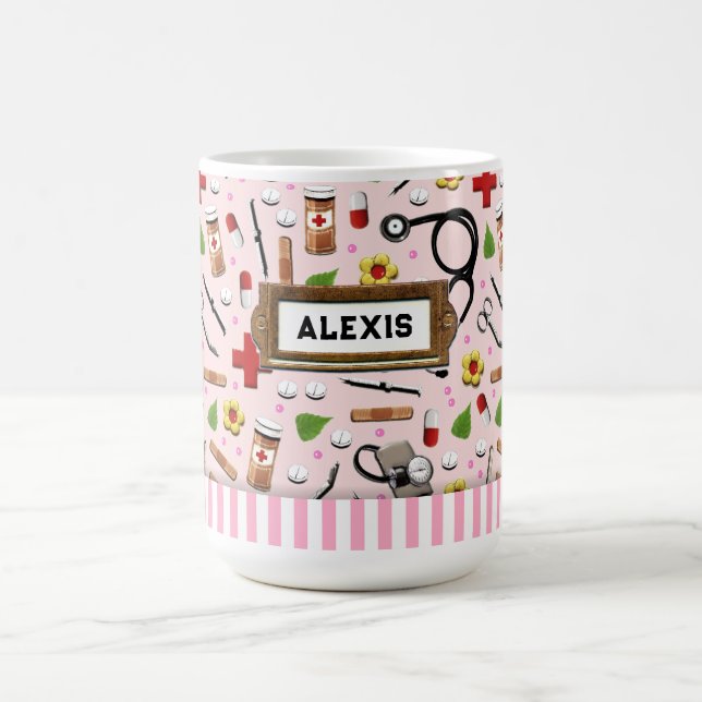 Taza De Café Apreciación de enfermera (Centro)