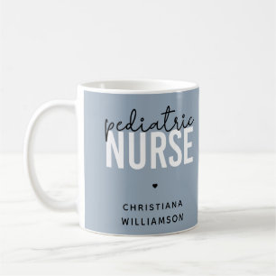 Taza De Café Apreciación de la enfermera pediátrica personaliza