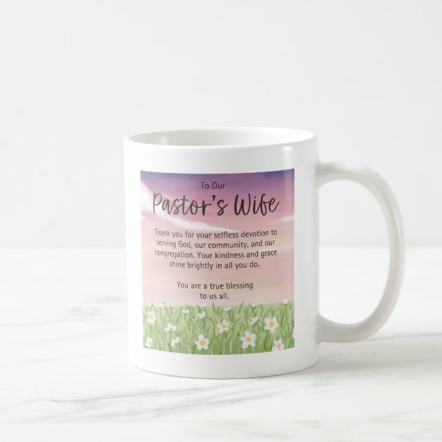 Taza De Café Apreciación de la esposa del pastor (Derecha)