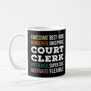Taza De Café Apreciación del empleado judicial