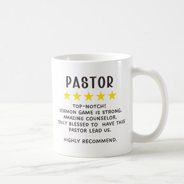 Taza De Café Apreciación del Pastor (Derecha)