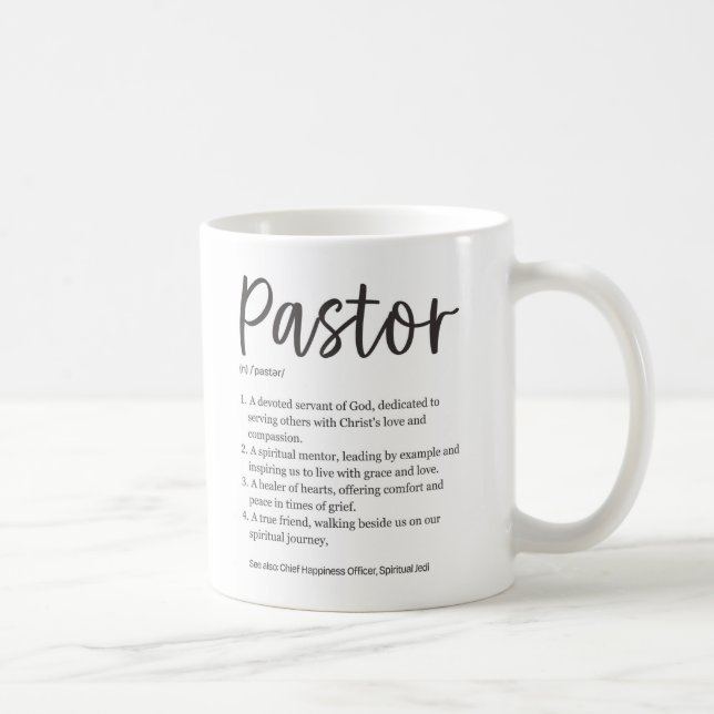 Taza De Café Apreciación del Pastor (Derecha)