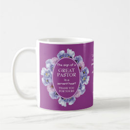 Taza De Café Apreciación del Pastor Floral