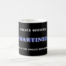 Apreciación del personalizado Thin Blue Line Polic