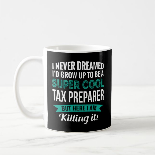 Taza De Café Apreciación del preparador de impuestos (Izquierda)