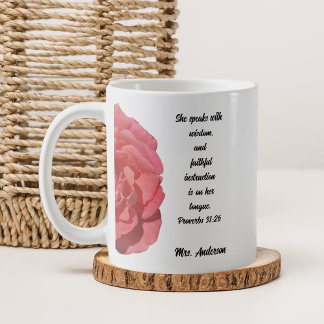 Taza De Café Apreciación del profesor Biblia contra proverbios