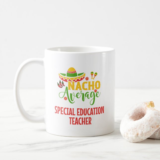 Taza De Café Apreciación del profesor de educación especial (Con donut)