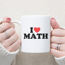 Taza De Café Apreciación del profesor de matemáticas de corazón