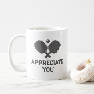Taza De Café Apreciar las raquetas de bolas