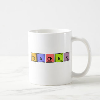 Taza De Café Aprecio del profesor de la tabla periódica