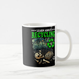 Taza De Café Aprenda sobre el reciclaje Día de la Tierra Protec