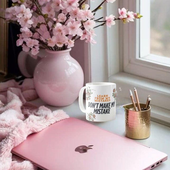 Taza De Café Aprende de mi error, . No cometan mi error (Subido por el creador)