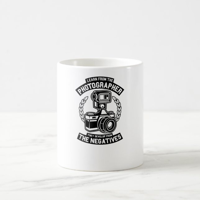 Taza De Café Aprender del fotógrafo (Centro)