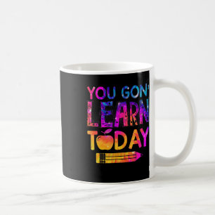 Taza De Café Aprenderás Hoy A Un Profesor Divertido, Que Se Vol