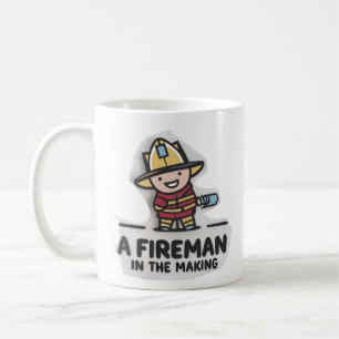 Taza De Café Aprendiz de bombero. Futuro bombero