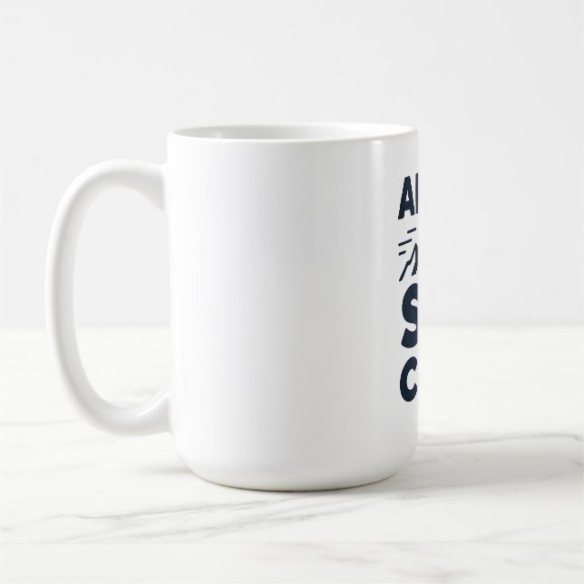 Taza De Café Apres Ski Club Mountain Logo - Custom Mens Winter  (Izquierda)