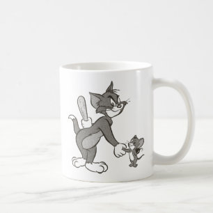 Taza De Café Apretón de manos engañoso de Tom y Jerry