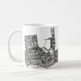 Taza De Café Apretón y eléctrico cinematográficos