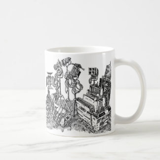 Taza De Café Apretón y eléctrico cinematográficos