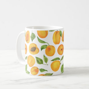 Taza De Café Apricot botánico de oro