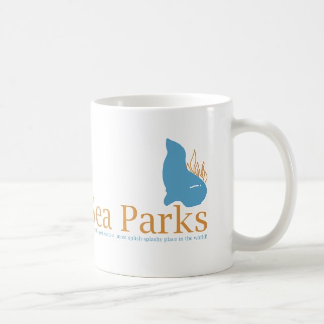 Taza De Café Aprieta parques del mar (Derecha)