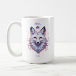 Taza De Café April Birth Month Spirit Animal Fox