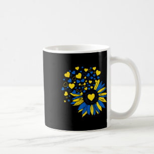 Taza De Café Aprobar Ucrania Girasol Bandera ucraniana Corazón 